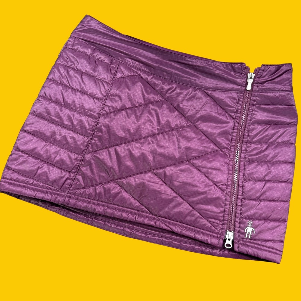 Smartwool Corbet 120 Skirt Women S Purple Quilted Merino Wool Insulated Gorpcore